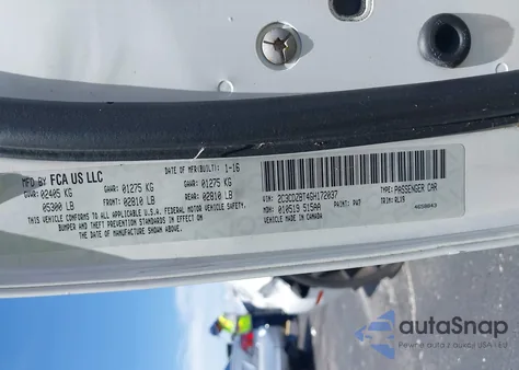 2016 Dodge Challenger R/T Plus z USA, uszkodzony, nr VIN 2C3CDZBT4GH172037